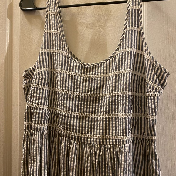 Old Navy Grey Striped Dress - Picture 3 of 4